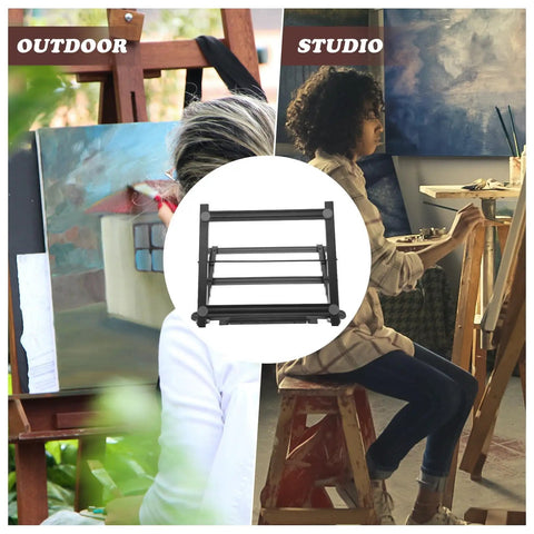 Adjustable Light Tracing Box Stand With Metal Frame and artists painting outdoors and in studio settings