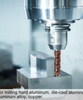 Carbide Square End Mill 8mm Diameter 5 Sixteenth Shank Extra Long 100mm 4 Flutes TiSiN Coated Micro-Grain Tungsten Carbide
