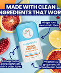 Anti Chafe Stick Travel Size On The Go For Thighs Bra Lines And More Prevents Skin Irritation Vacation And Hot Weather Essential All Day Comfort For Anywhere 0.81 Oz Pack Of 1, surrounded by fresh fruit ingredients.