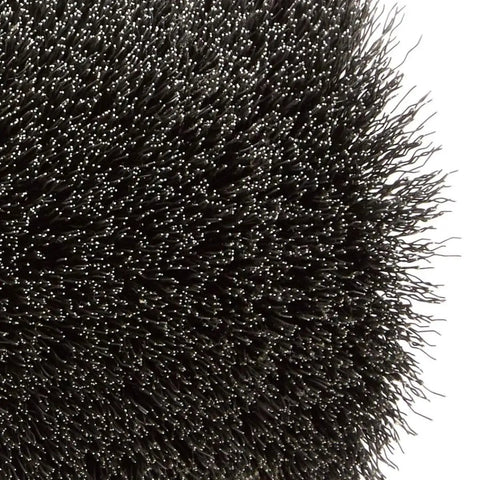 Close-up of bristles on Heavy Duty Wire Brush Wheel For 9741 Wheel Sander Upgrade Deburring And Rust Removal Tool Replacement Accessory