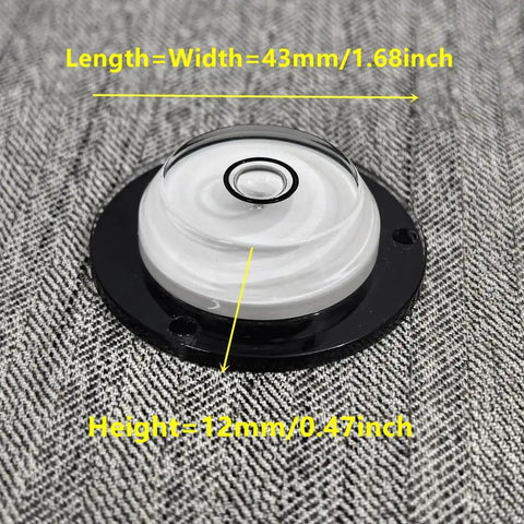 Top Shelf Circular Bubble Level With Screws Included, 2 Pack Small Round Spirit Levels For Nailing Precise Layouts, Built Tough For Diy Pros And Homeowners, Compact Size Fits Tight Spaces, Straight Shots Every Time