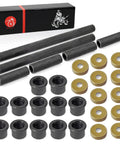 Front Arm Bushing And Dust Cover Seal Caps And Shaft Collars Upper Lower Rebuild Kit For Banshee 350 YFZ 350 Raptor YFM 125 250 700R