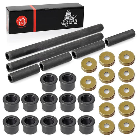 Front Arm Bushing And Dust Cover Seal Caps And Shaft Collars Upper Lower Rebuild Kit For Banshee 350 YFZ 350 Raptor YFM 125 250 700R