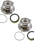 Front Left And Right Wheel Bearing And Hub Assembly Set For 4X4 Rigs Only Compatible With Toyota Tundra 4X4 2007-2021 And Sequoia 4WD 2008-2022, 2-Piece OE Replacement Wheel Hub Kit, Pair