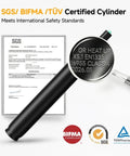 Beefy Heavy Duty Gas Lift Cylinder Replacement 1000 Lb Capacity, 19.5 To 28 Inch Adjustable Chair Lift certified by SGS/BIFMA/TÜV.