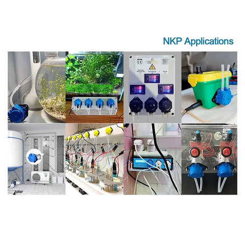 Heavy Duty 4-In-1 Pack Adjustable Peristaltic Dosing Pump Works With 12V And 24V Systems For Lab Liquid Handling, Chemical Dispensing, Ink Jet Printing, Medical Sampling, Beverage Filling, And Environmental Monitoring Applications