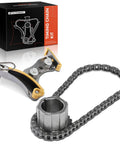 Engine Timing Chain Kit, 3 Piece Built For Chevy Silverado 1500 2500 HD 3500 Classic, with packaging and timing chain parts shown