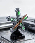 Five Cylinder Radial Engine Model Kit That Actually Runs With LED Lights 1:5 Scale Aircraft Engine 3D Printed Mechanical Assembly Toy on stand