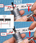 Testing a DC motor with a micro limit switch, showing wiring connections, rotation, and press-release mechanism.