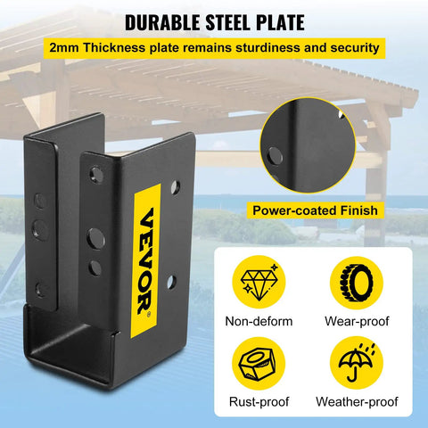 Concealed Joist Hanger For 2x4 Lumber Outdoor Use Pack Of 24 Heavy Duty Concealed Flange Brackets Powder Coated Q235 Steel Inner Face Mount For Beams And Swing Sets Built To Handle Beefy Decks Pergolas And Outdoor Structures