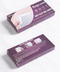 Box of 12 Pack Rug Tape No Slip Rug Pad Reusable Washable Grippers For Rugs Double Sided Anti Slip Rug Stoppers For Hardwood Floors