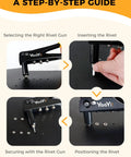 Step-by-step guide on using Top Shelf Heavy Duty Large Flange Blind Pop Rivets 1/8 X 1/4 Inch for efficient assembly.