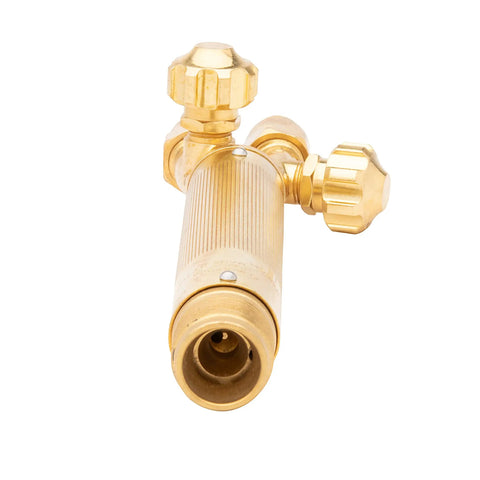 85 Weld Handle With C V For Acetylene Torch Pro Grade Medium Duty Twin Tube Connections For Welding Brazing Cutting Or Heating