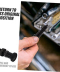 Heavy Duty Carbon Steel Reset Type Indexing Plunger For Industrial Machinery And Toolboxes in hand showing spring loaded pin.