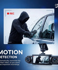 4 Channel 360 Degree Dash Cam motion detection capturing car window break-in scene 3.16 inch display night vision 24 7 recording