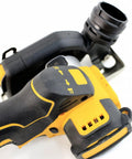 Heavy Duty Brushless Angle Grinder 20V 550W 3 Inch Cordless Power Tool handle with control buttons for smooth operation.