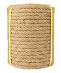 Heavy Duty Half Inch 100 Ft Jute Rope for DIY Crafts, Landscaping, Home Decor, and Gardening, coiled hemp rope