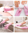 SwiftGrip pink nitrile gloves, 3-mil, latex-free, medium; gloved hand applying treatment on skin.
SwiftGrip pink nitrile gloves, 3-mil, latex-free, medium; used with manicure tools.
SwiftGrip pink nitrile gloves, 3-mil, latex-free, medium; washing a metal strainer under running water.
SwiftGrip pink nitrile gloves, 3-mil, latex-free, medium; hands at a medical device control panel.