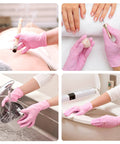 Pink Nitrile Gloves 3 Mil Disposable Latex Free Powder Free For Cleaning And Esthetician Work Durable Comfort Small