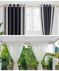 Gold Industrial Curtain Rods For Windows 48 To 84 Inches, 1 Inch Diameter, shown with heavy blackout and sheer curtains