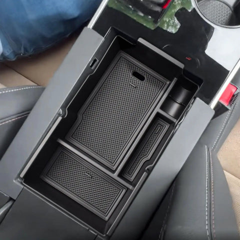 Chevy Equinox Center Console Organizer Tray 2025 2026 Fits LT RS ACTIV Armrest Storage Box Interior Pallet Insert Not for EV Middle Console Tray Must Have With Easy Access and Enhanced Organization