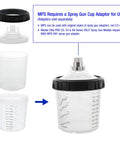 Disposable Paint Spray Gun Cup Liners And Lid System Kit 40 Pack Standard 20 Ounce 600ml Cups with Lids and Strainers for HVLP Sprayers