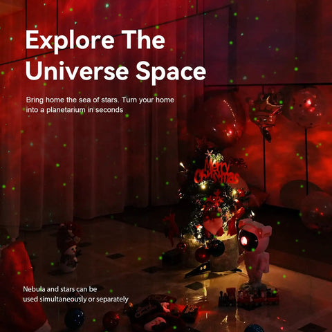 Galaxy Star Projector Night Light For Kids Room With Astronaut Nebula Ceiling Lamp 8 Nebula Effects Remote And Timer Starry Sky LED