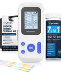 Keep Your Swim Spot Looking Sharp With This Digital 7 In 1 Water Test Kit Delivering Snap Results For Chlorine Bromine pH Alkalinity And Hardness While Covering All The Bases Smoothly Inside.