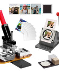 DIY Fridge Magnet Maker Kit 2.5 By 2.5 Inch For Photo Magnets With Square Paper Cutter And 100 Magnet Making Supplies showcased