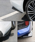 Heavy Duty Abs Rear Spoiler For Tesla Model 3 Y S X Cybertruck on rear bumper, showcasing durable paint protection and sleek design.