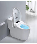 Next Level Smart Toilet Cover Featuring Heated Bidet Spray And Auto Open Close Lid Wireless Remote Bathroom Essential Fits Standard Bowls Heavy Duty Knockout Comfort with open lid and remote control.