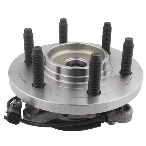 Front Wheel Bearing And Hub Assembly Fits Ford F150 Expedition And Lincoln Navigator 2011 2012 2013 2014 4WD 4x4 6 Lug ABS Sensor Replacement, top view