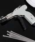 Built Tough Pro Grade Heavy Duty Stainless Steel Cable Tie Gun For Tightening And Cutting With Clean Edges 600N Plier Style Tie Tool