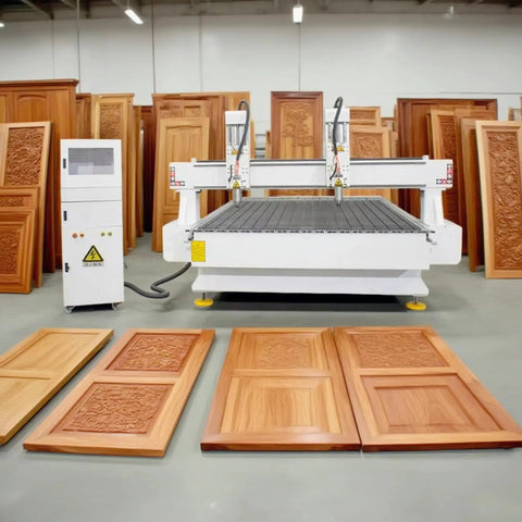 3 Axis Wood CNC Router Machine 4x8 Foot Working Area With Ultra Precise Engraving, Cutting, Carving And Milling For Cabinets