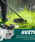 Carburetor With Fuel Maintenance Kit For SRM 210 SRM 230 SRM211 GT200 HC150 HC151 PE200 PE201 PPF210 PPF211 Trimmer Brushcutter Spark Plug Replacement A021000740 A021000741 A021000742