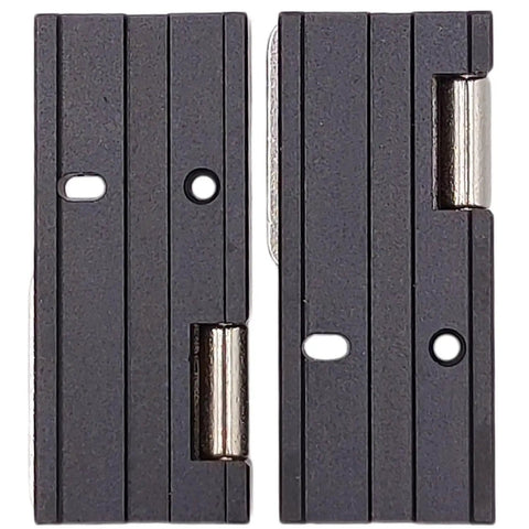 Professional Grade Fiber Holders With Kickass Grip Performance And Precision Alignment For Fujikura Single Core Fusion Splicing Tools Durable Setup Bundle, two black fixtures