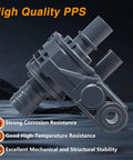 Heavy Duty Engine Coolant Control Valve Crafted From Heat Resistant Pps For Toyota Sienna Camry Avalon Lexus Nx250 Nx300h To Beat The Boil And Swap Oem 16671-25010 side view showcasing durable PPS material and multiple connectors.