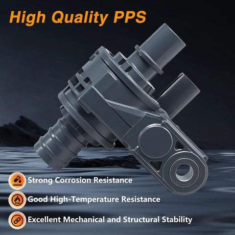 Heavy Duty Engine Coolant Control Valve Crafted From Heat Resistant Pps For Toyota Sienna Camry Avalon Lexus Nx250 Nx300h To Beat The Boil And Swap Oem 16671-25010 side view showcasing durable PPS material and multiple connectors.
