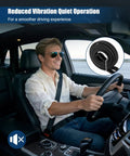 Driving in a vehicle showcasing reduced vibration and quiet operation for smoother performance with Dope 61 Inch Dual-Sided Engine Drive Belt.