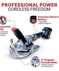 20V Cordless Undercut Saw Kit with 8000 RPM Power for Door Jambs, Trim and Flooring, includes 4.0Ah battery and charger