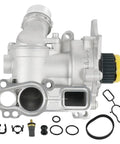 Beefed Up Aluminum Electric Water Pump For 2.0T Audi VW Engines 2008 To 2016 with included accessories