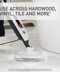 Kick Up Some Serious Grime And Nail The Clean Every Single Time Ditching Harsh Chemicals With This Reliable Multipurpose Steam Mop For Slick Hardwood And Tile Floors in use on tiled floor.