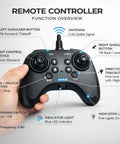Remote control for Flapping Wing RC Butterfly Drone With Sensor Assisted 4 Axis Gyro Stabilizer LED Lights Easy For Adults To Fly