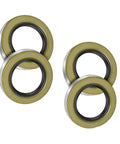 Rock Solid 4 Pack Trailer Hub Grease Seals Double Lip Design keeps grease on tap and kicks dirt out for 5200 to 7000 lb axles.
