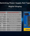 Rock Solid Industrial Switching Power Supply 24 Volt 2.5 Amp 60 Watt Din Rail Adapter With Digital Display terminal markings and descriptions.