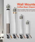 Wall Mounted Coffee Bean And Cereal Dispenser featuring Hella Durable 304 Stainless Steel with multiple sizes for organized kitchens.