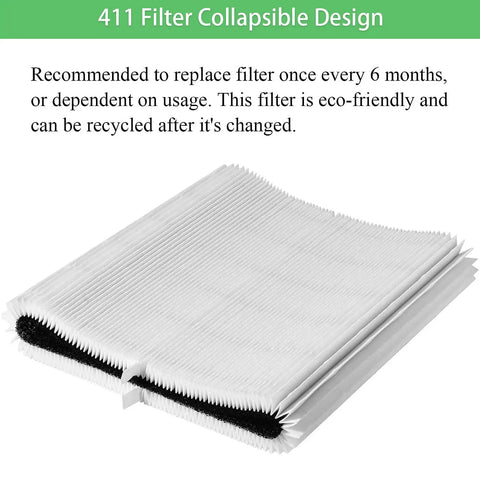 Replacement Air Filters For Blueair Blue Pure 411 411 Plus Auto Mini with Silent Activated Carbon eco-friendly design