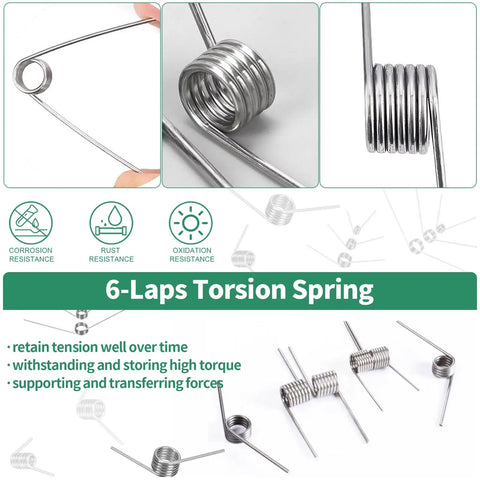 Stainless Steel Small Spring Assortment Kit, 115 Pieces, 29 Sizes, Includes Torsion And Compression Springs, shown partially.