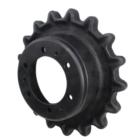 Durable Job Site Heavy Duty Drive Sprocket With Six Bolt Holes And Seventeen Teeth Quick Setup replacement for JCB 180T.