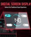 Digital screen display of 140A Gasless Flux Core MIG Welder 3 In 1 MIG MMA TIG Capabilities Portable 110V IGBT Inverter